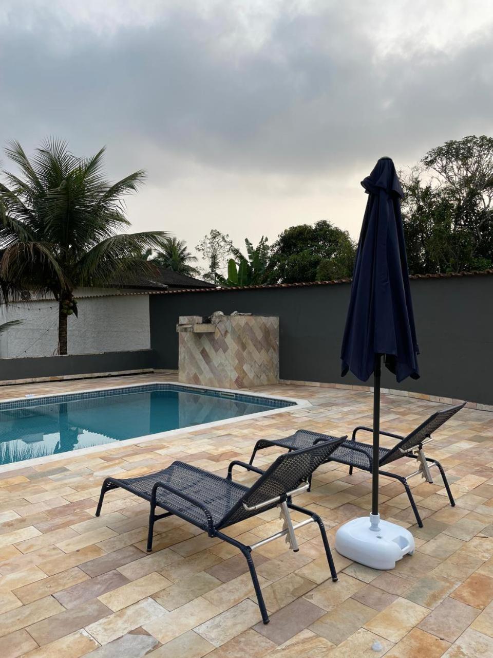 Casa Com Quadra De Areia Boraceia Sao Sebastiao Vila Exterior foto